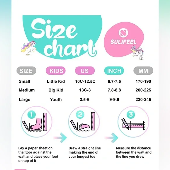 SULIFEEL Ice Snow 4 Size Adjustable Light up Roller Skates for Kids - Picture 7 of 7